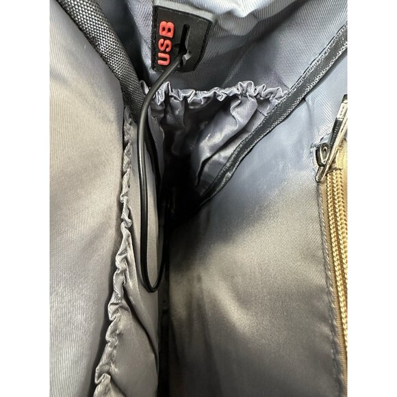 Susisal Diaper Bag Backpack with Built In Changing Station Bassinet Green Beige - Picture 6 of 11